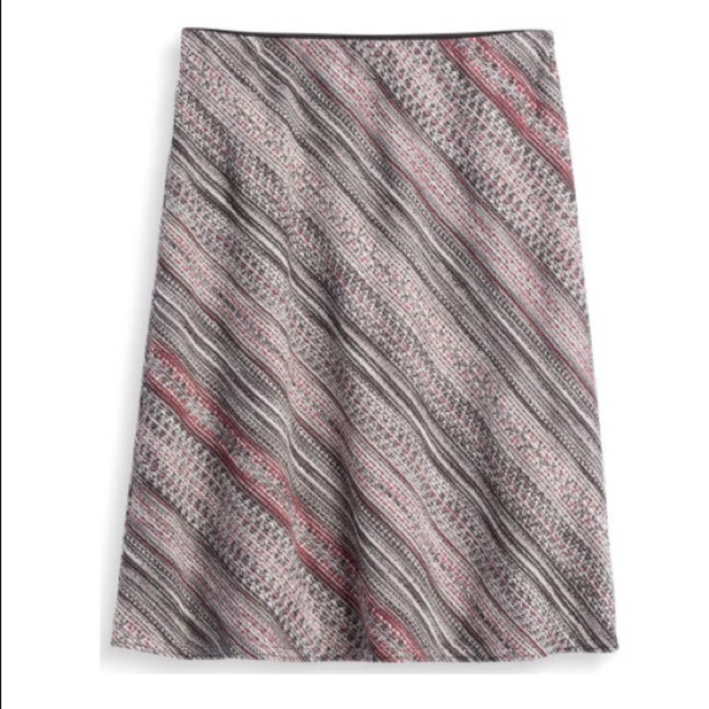 StitchFix Marled Red and Black Pencil Skirt